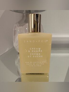 Sand + Fog Cream & Sugar Eau de Parfum Oil Pale Yellow Bottle Authentic NWT